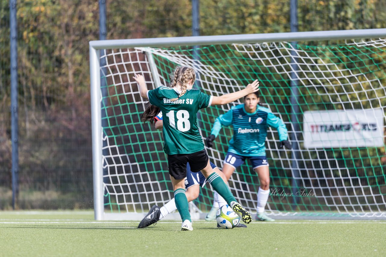 Bild 203 - wU19 Rissener SV - VfL Pinneberg : Ergebnis: 9:1